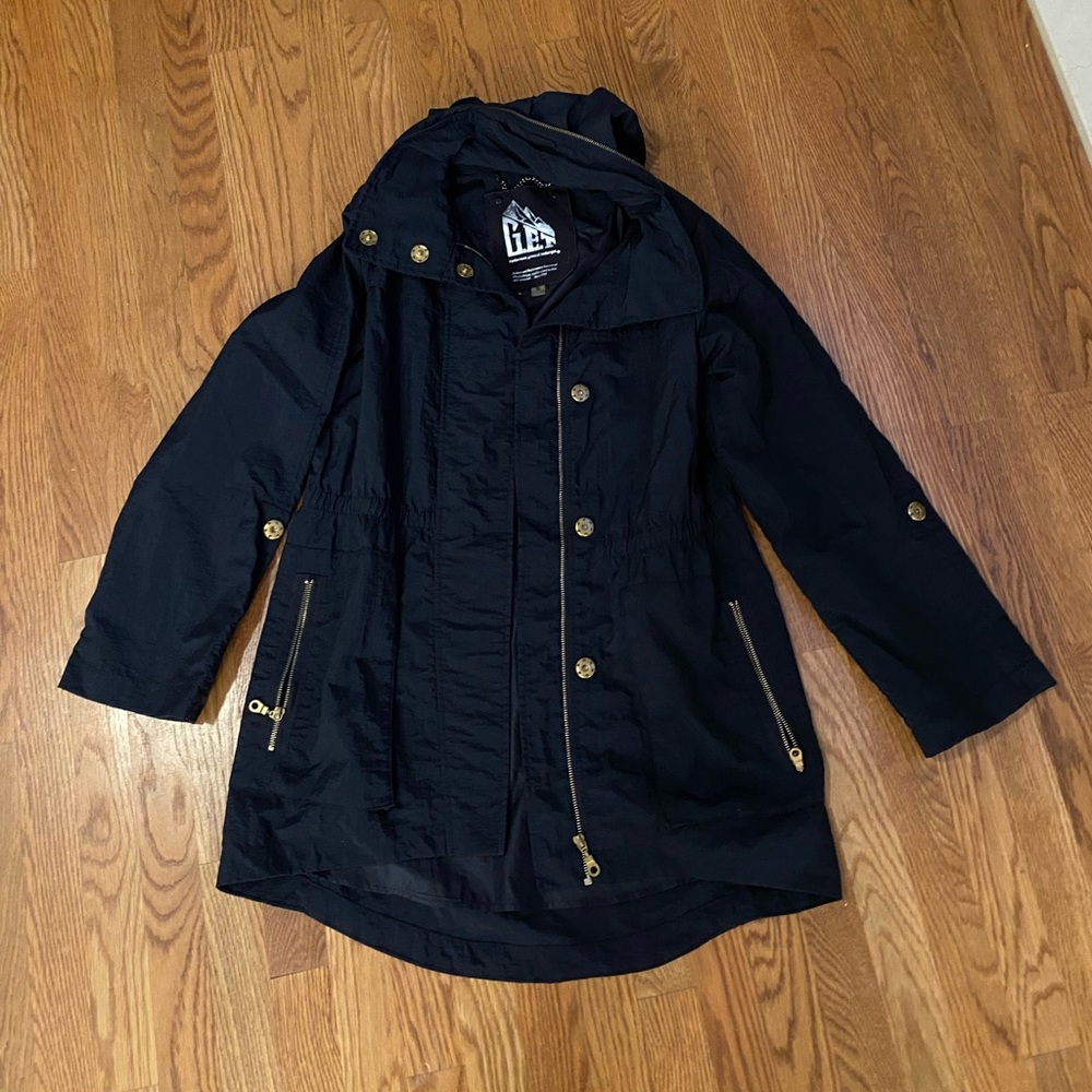 G.E.T. General Equipment Women's Black Hooded Jacket